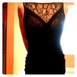 Sexy Lace Stretch Mini With Nude Lining